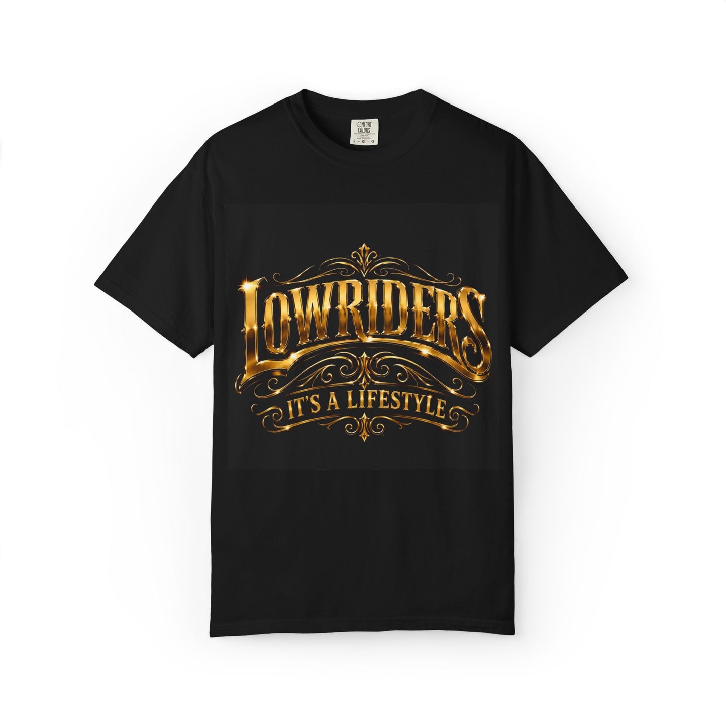 Lowriders T-Shirt – "Lowriders It's a Lifestyle" Gold Vintage Car Culture Tee