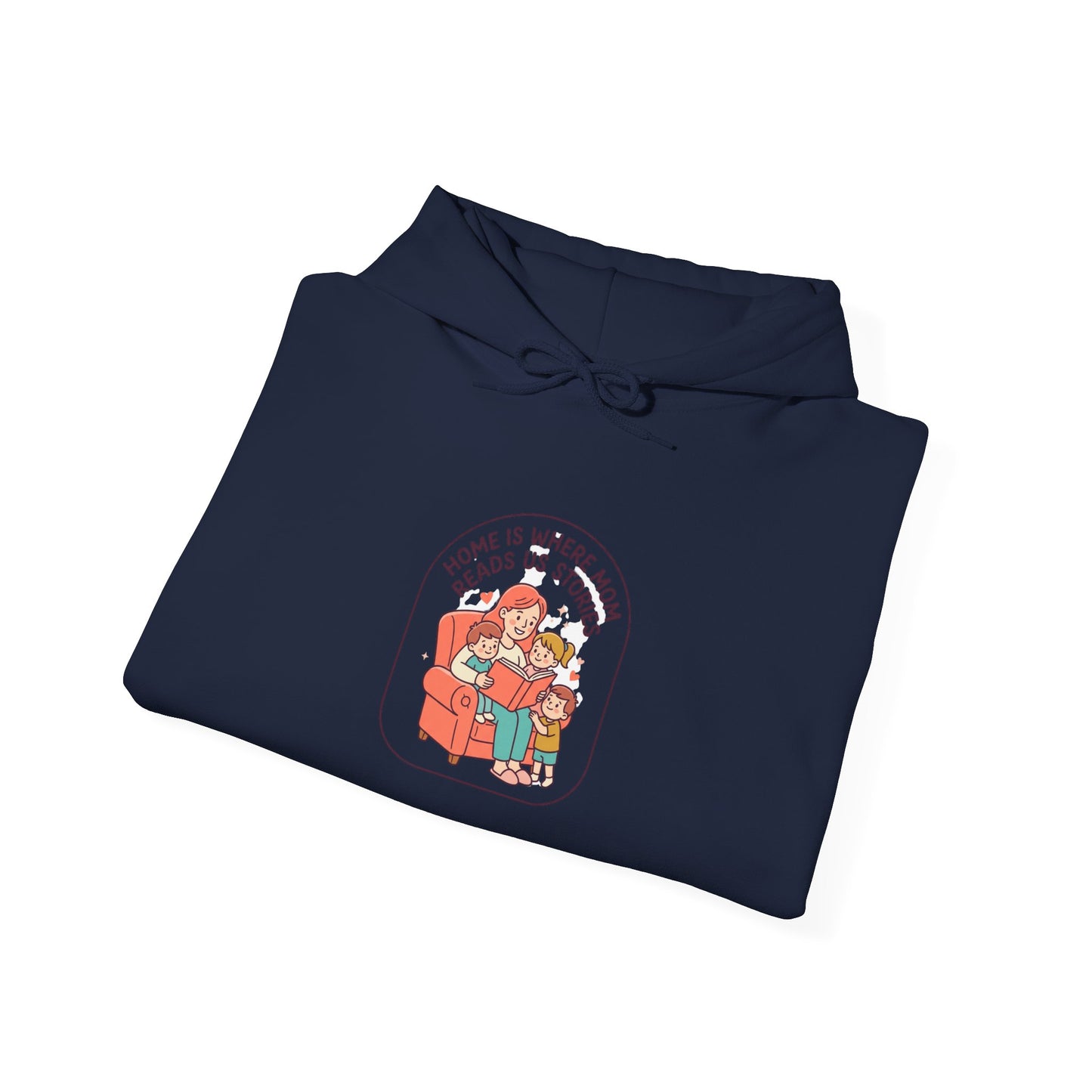 Cozy Mom & Kids Illustration Hoodie | Mother’s Day, sentimental, from daughter