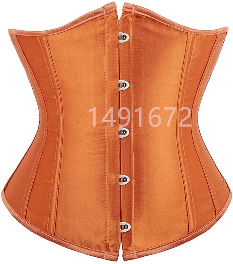 Corset Underbust Top Sexy Waist Cincher Shape Body Belt Plus Size