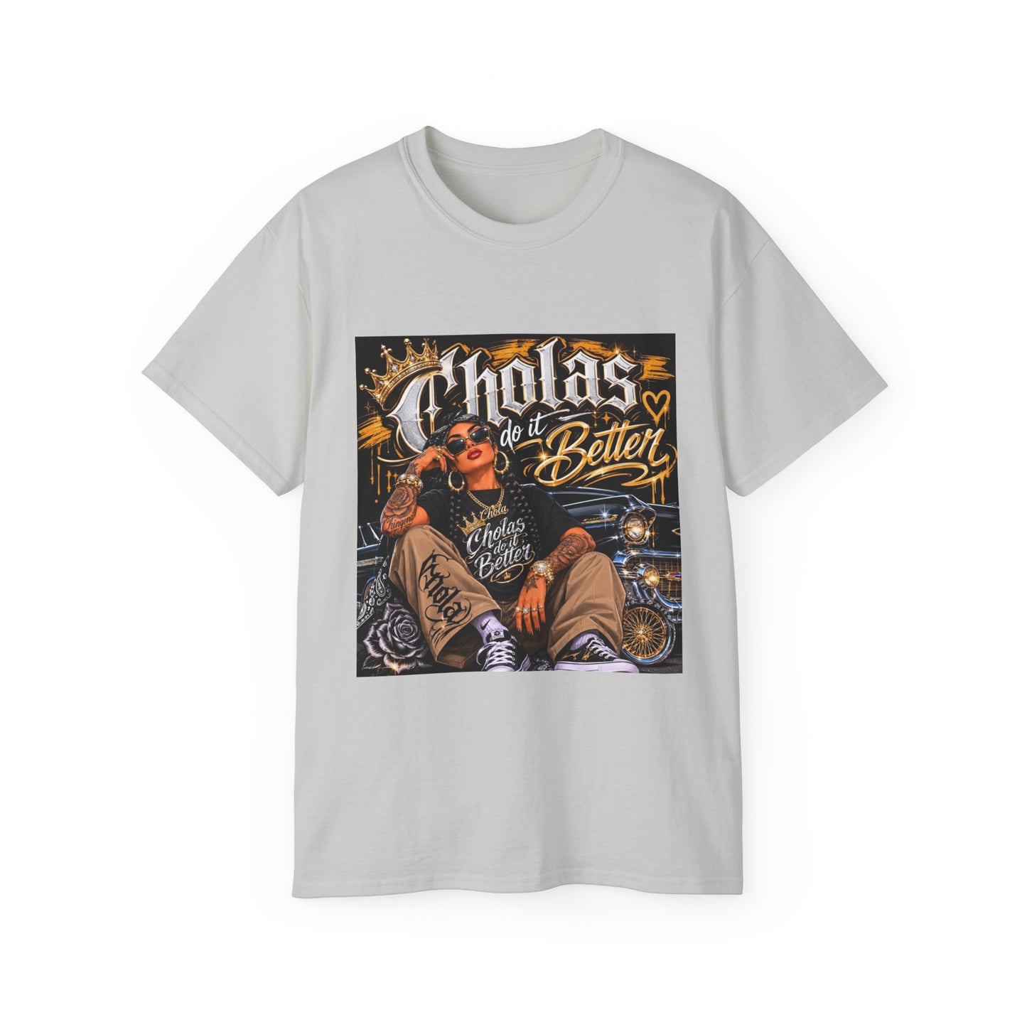 Cholas Do It Better T‑Shirt — Vintage Chola Street Art Tee