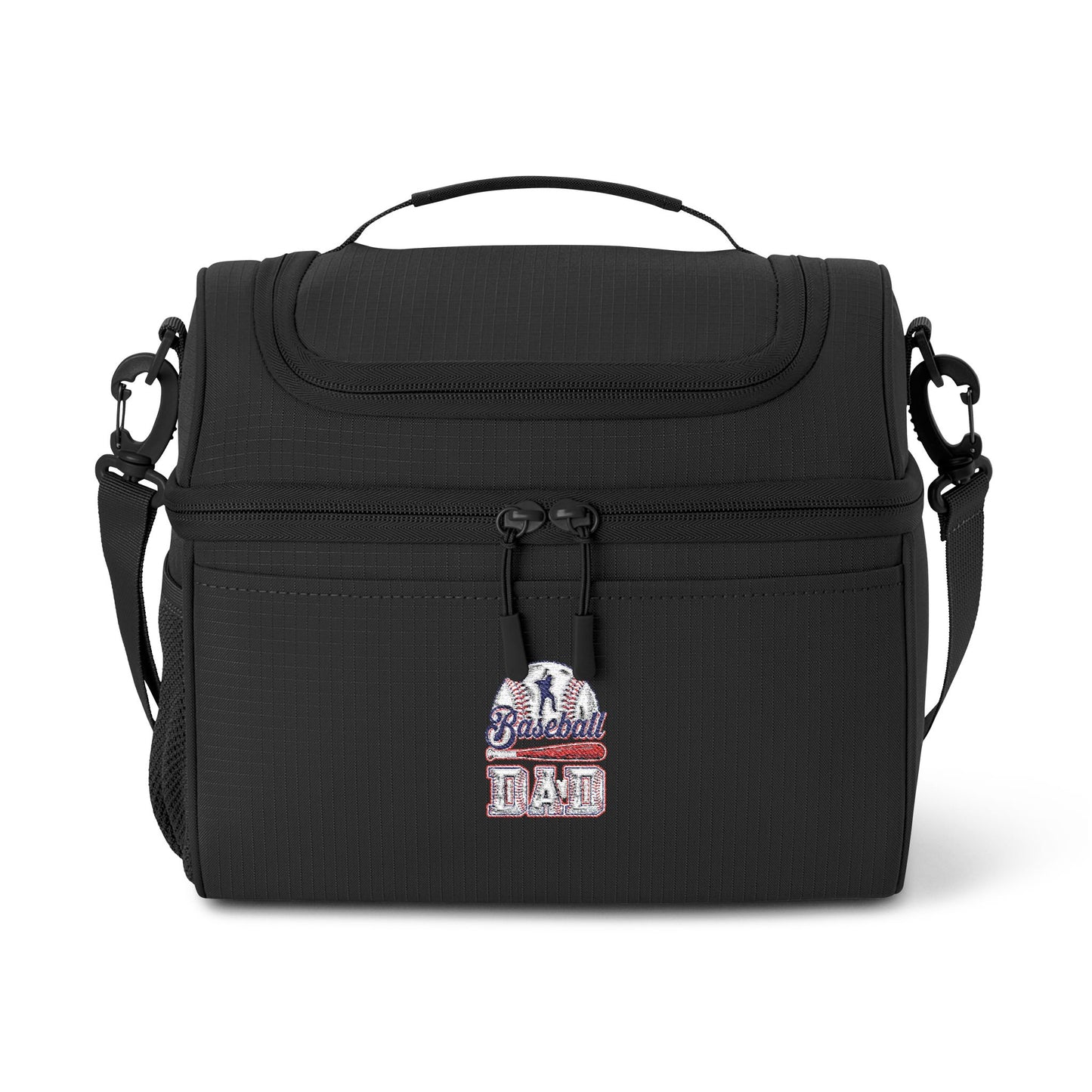 Insulated Cooler Bag with Beanie Patch — Compact Lunch Tote for Winter Outdoor Activities