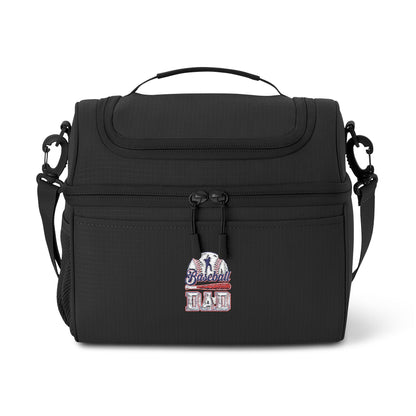 Insulated Cooler Bag with Beanie Patch — Compact Lunch Tote for Winter Outdoor Activities