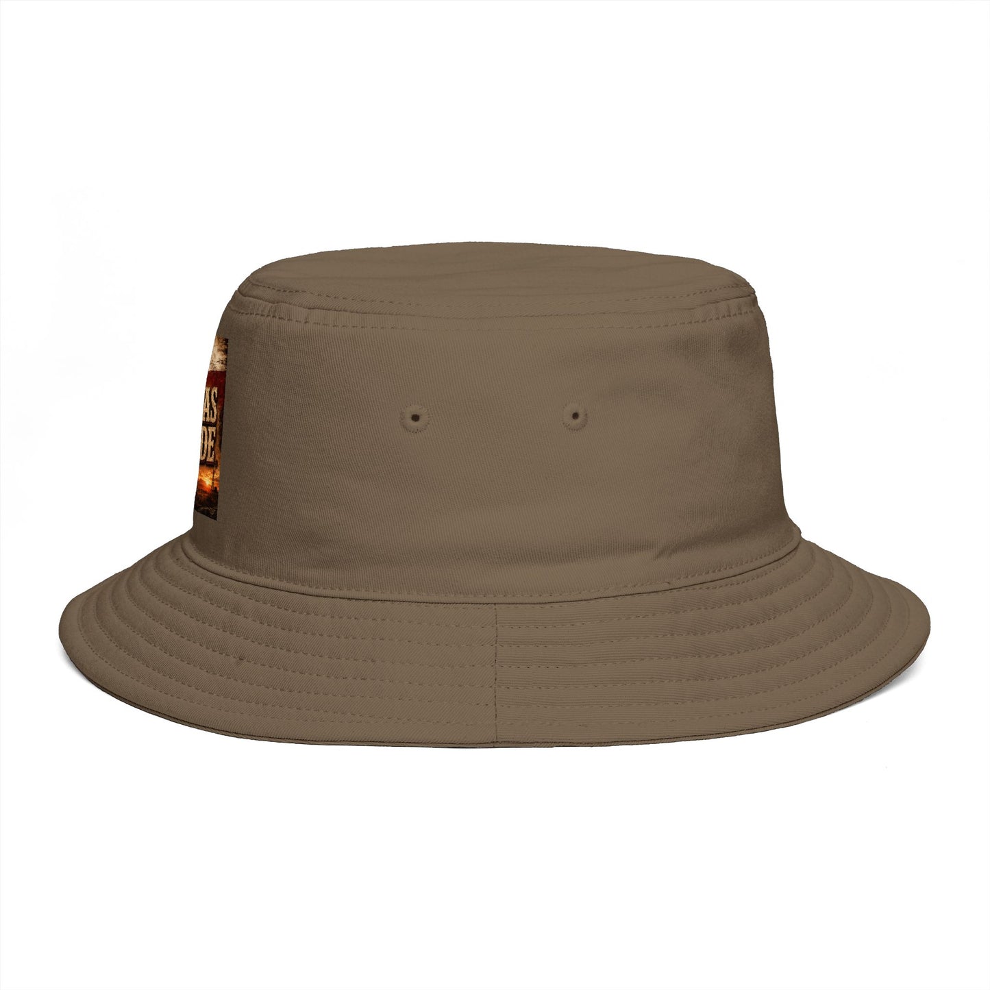 Texas Made Bucket Hat — Vintage Flag Graphic