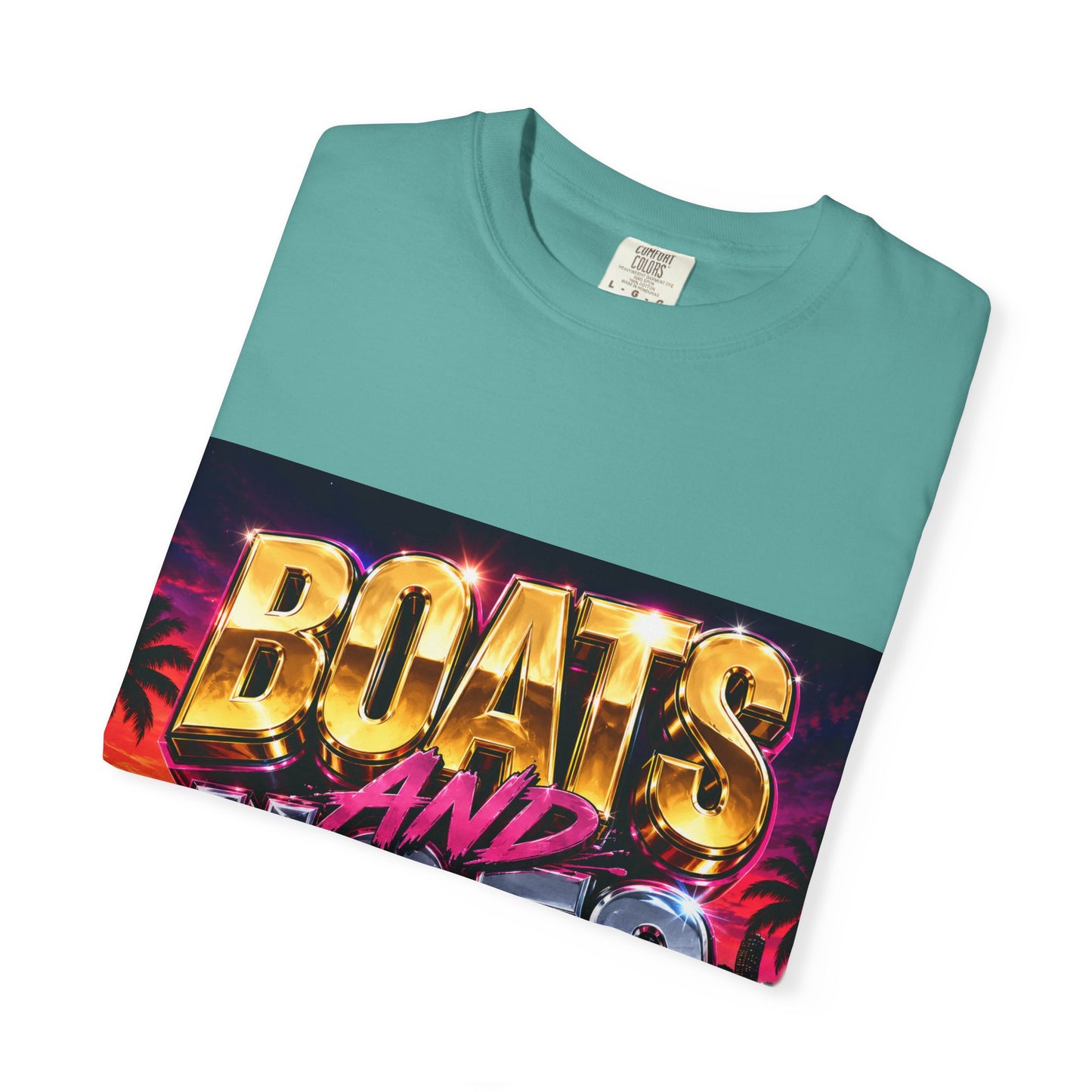 Boats and Hiles Graphic T-Shirt — Retro Yacht Beach Vibe Tee