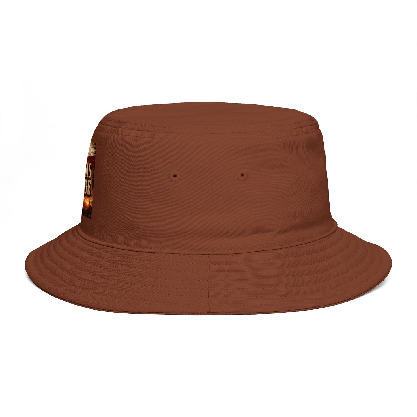 Texas Made Bucket Hat — Vintage Flag Graphic