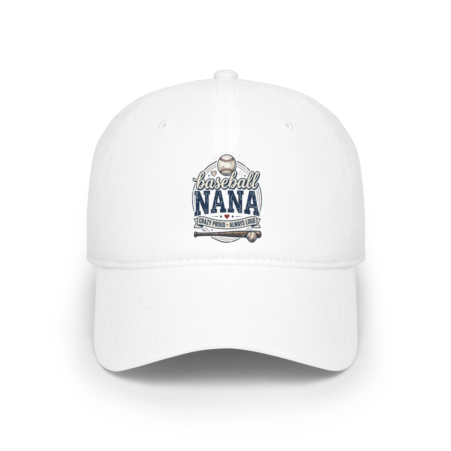 Baseball Nana Low Profile Cap – Vintage Softball Mom Hat