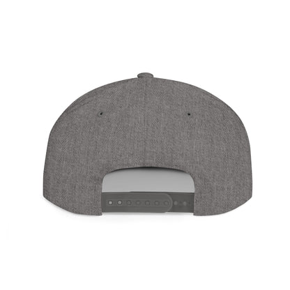 Snapback Hat — Gold Crown Shield Logo Flat Bill Cap