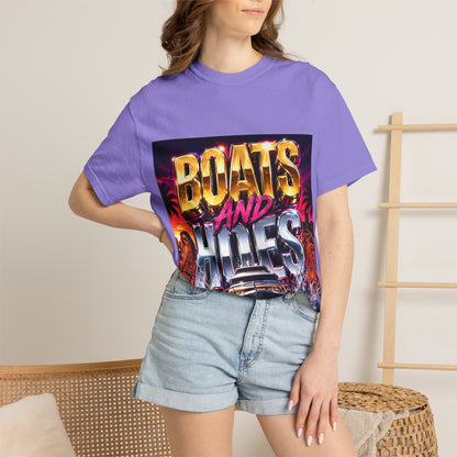 Boats and Hiles Graphic T-Shirt — Retro Yacht Beach Vibe Tee