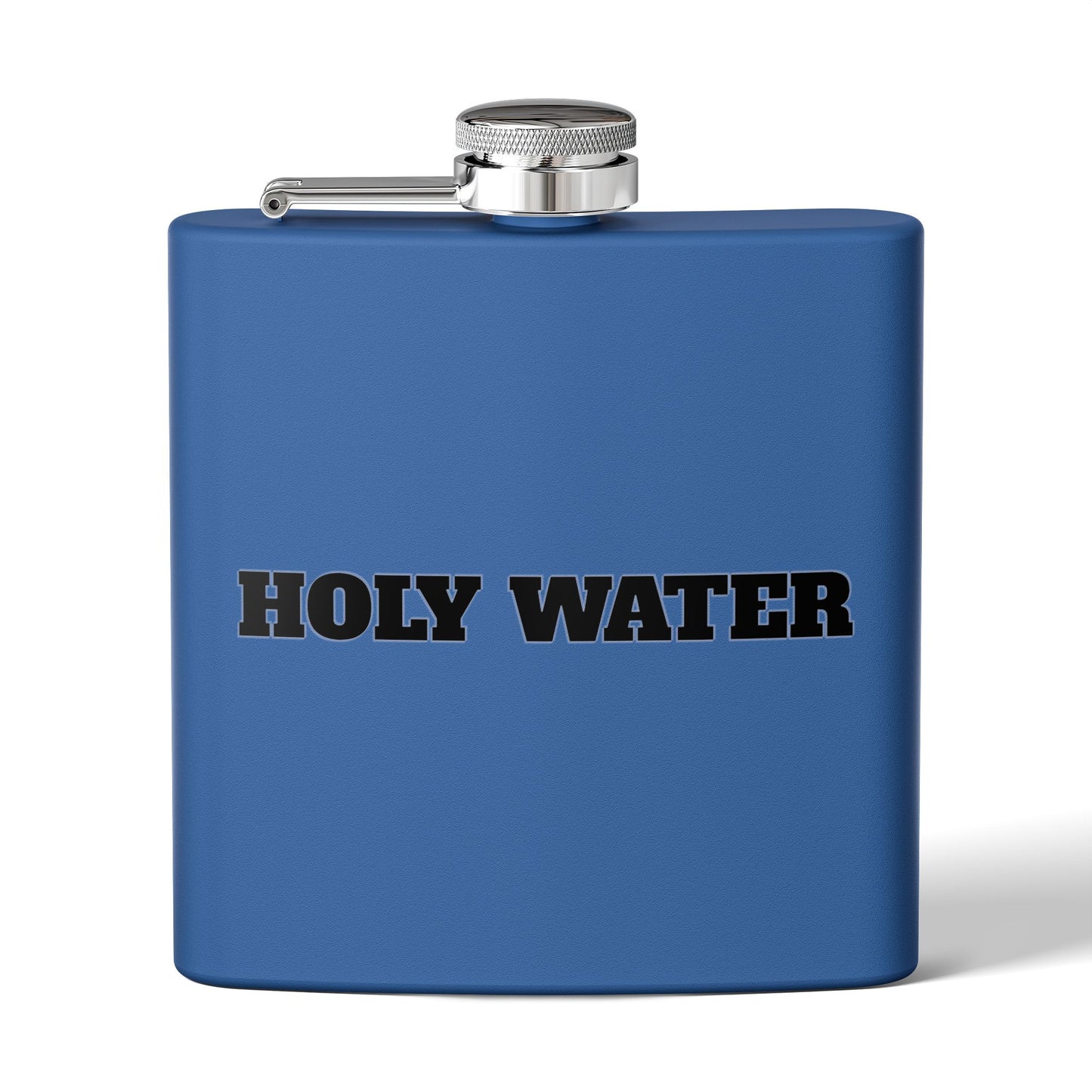 Holy Water Stainless Steel Flask — 6oz Funny Religious Gift