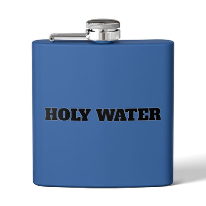 Holy Water Stainless Steel Flask — 6oz Funny Religious Gift