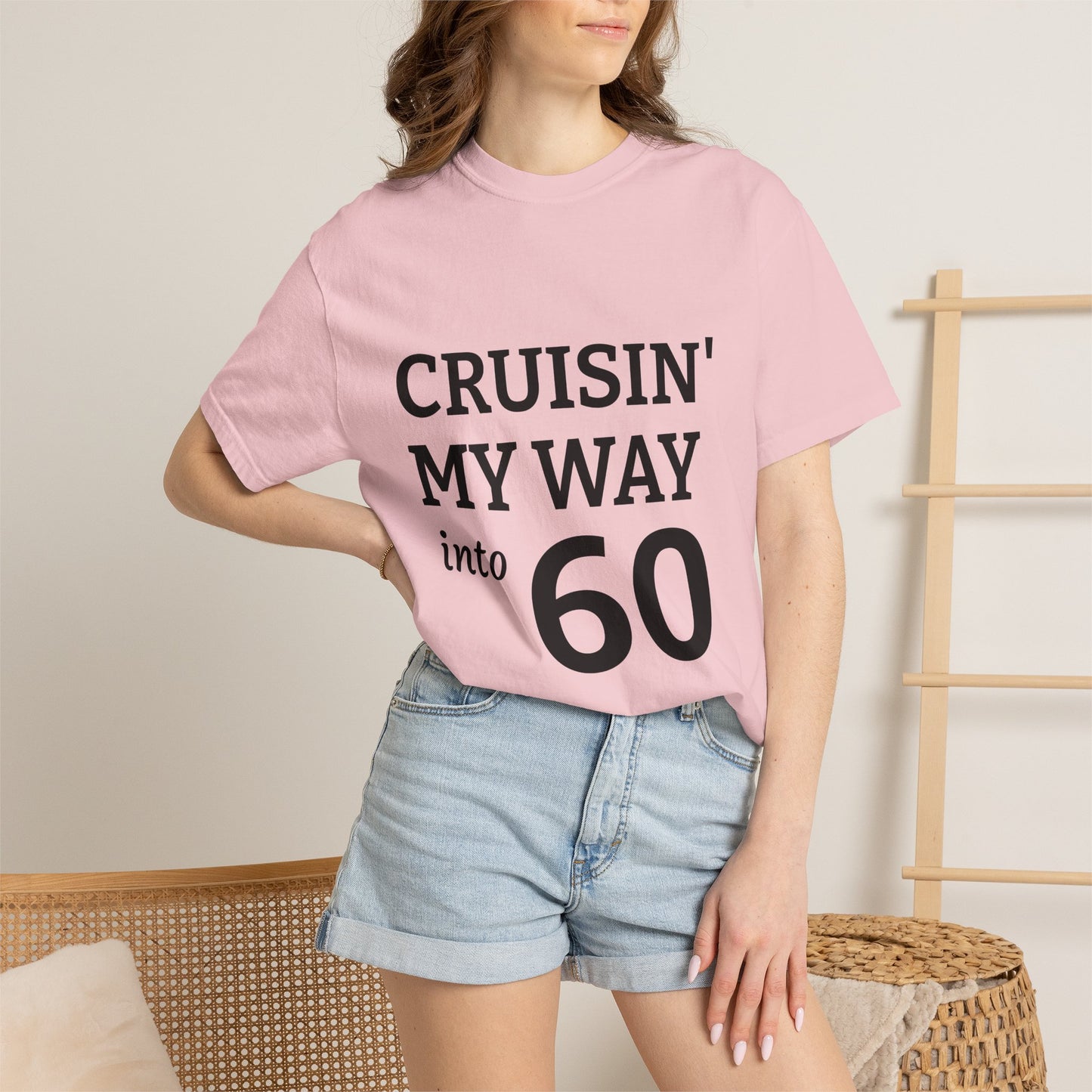 Cruisin' My Way into 60 Tee — Funny 60th Birthday T-Shirt