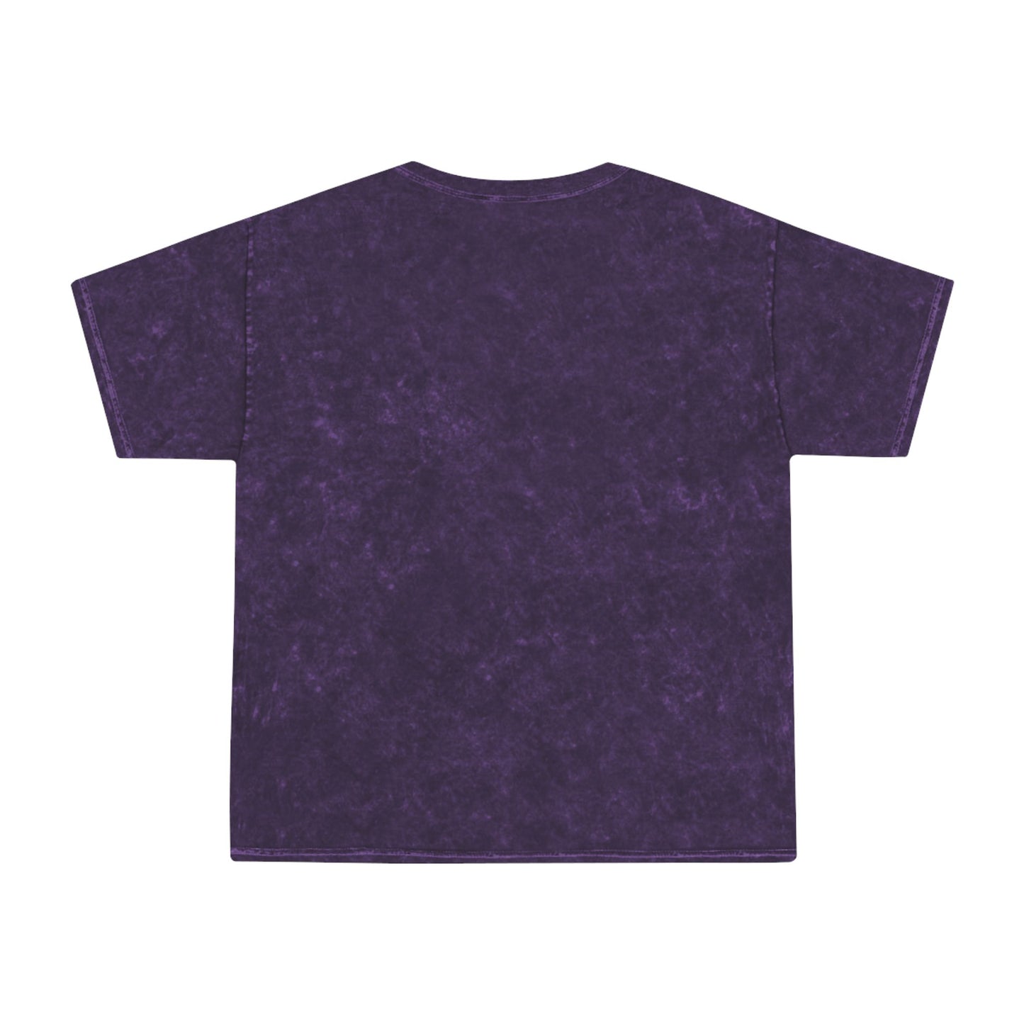 Boss Life Mineral-Wash Tee — Retro Pink & Chrome Graphic