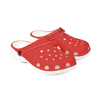 Red EVA Foam Clogs — Lightweight Waterproof Garden & Beach Shoes