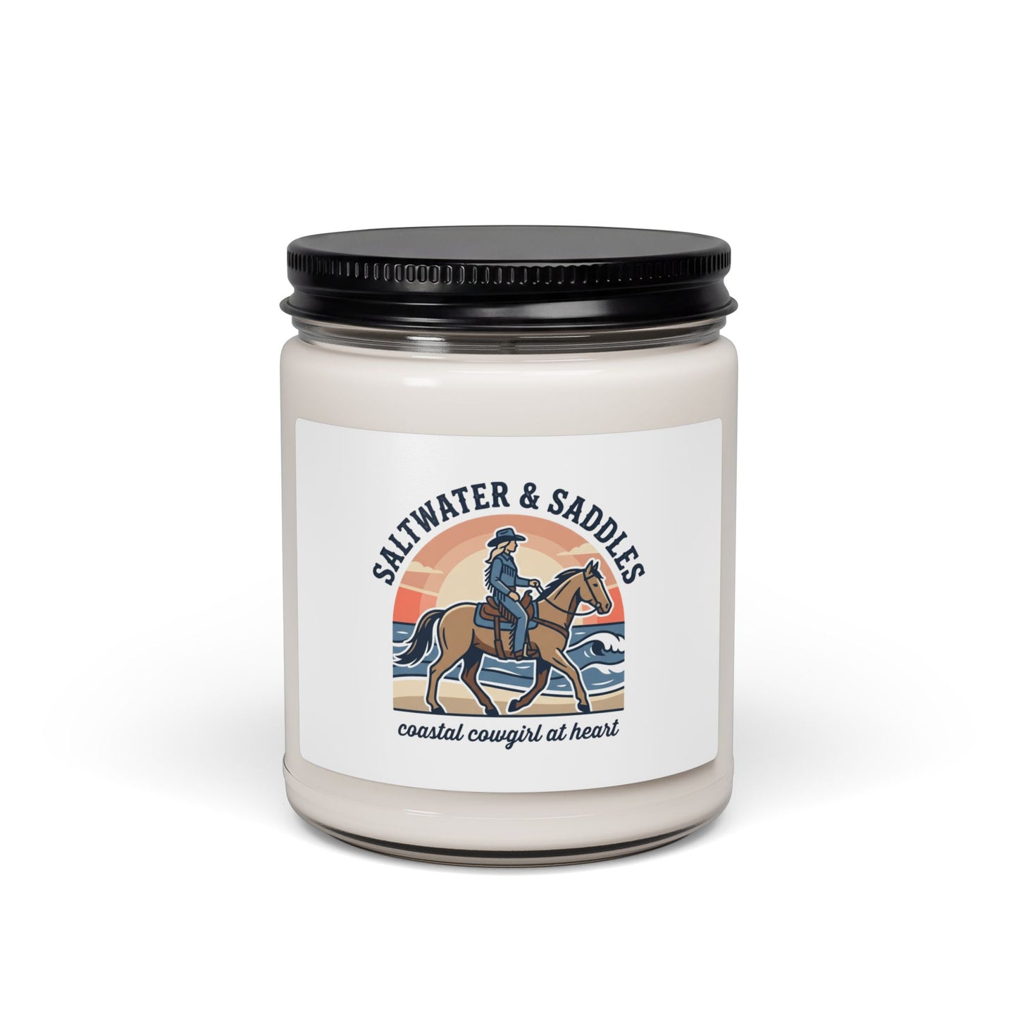 Coastal Cowgirl Ranch Candle, Soy Jar Candle | Western, Rustic