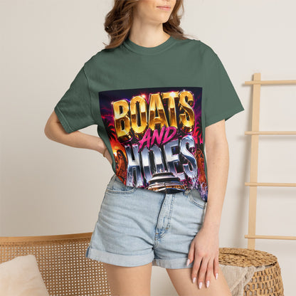 Boats and Hiles Graphic T-Shirt — Retro Yacht Beach Vibe Tee