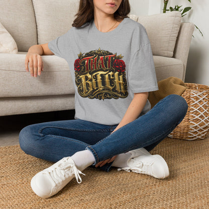 "That Bitch" Vintage Rose Graphic T-Shirt