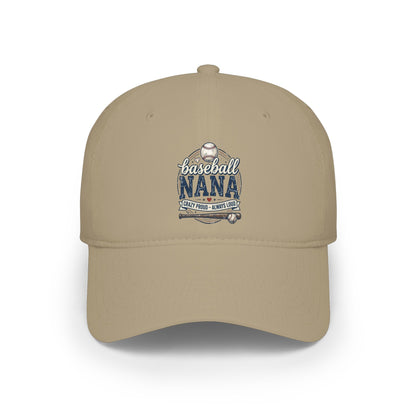 Baseball Nana Low Profile Cap – Vintage Softball Mom Hat