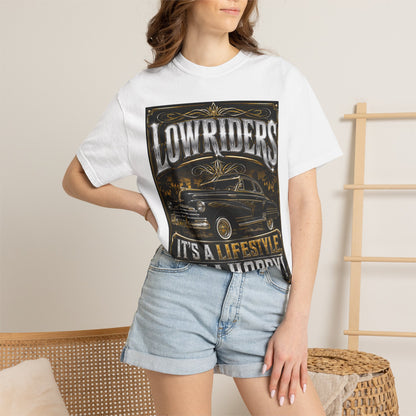 Lowriders T-Shirt — "It's a Lifestyle Not a Hobby" Classic Car Tee