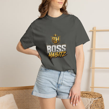 Boss Habitz Graphic T-Shirt — Gold Crest Streetwear Tee