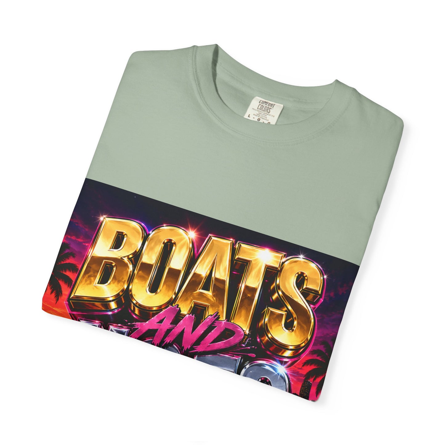 Boats and Hiles Graphic T-Shirt — Retro Yacht Beach Vibe Tee