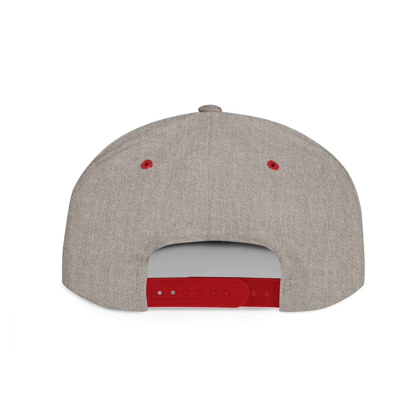 Snapback Hat — Gold Crown Shield Logo Flat Bill Cap