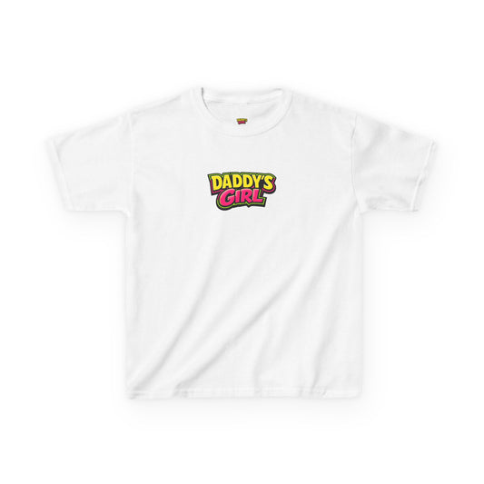 Kids T‑Shirt — "Daddy's Girl" Colorful Retro Logo