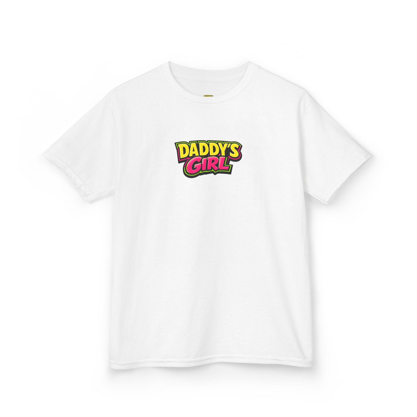 Kids T‑Shirt — "Daddy's Girl" Colorful Retro Logo