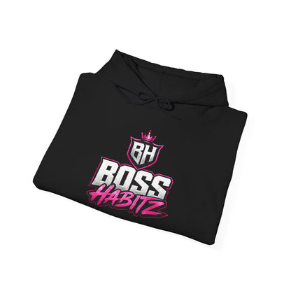 Boss Habitz Hoodie — Bold Logo Streetwear Pullover