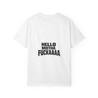 Texas Made Vintage Car T-Shirt — "Hello Motha Fuckaaaa" Back Print
