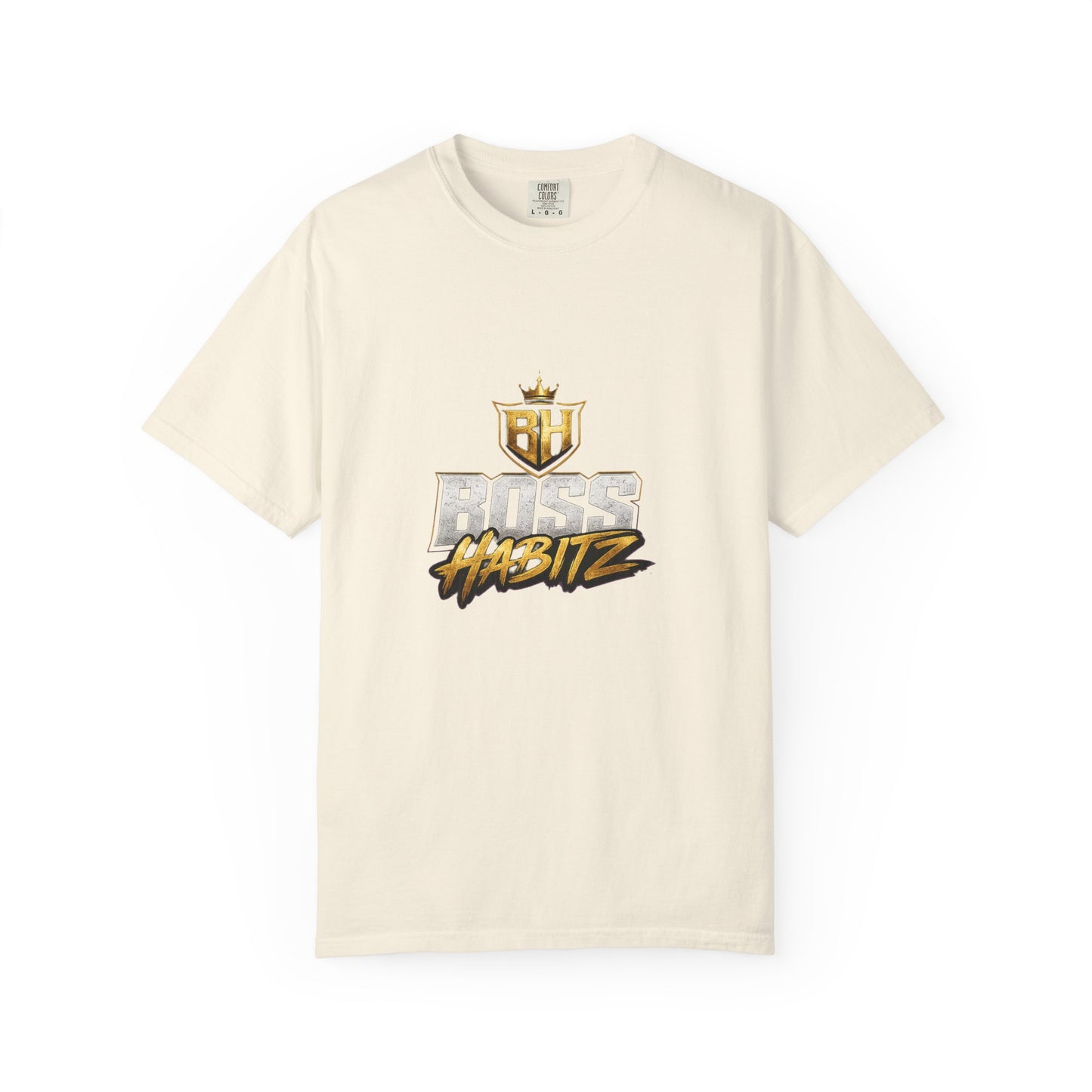 Boss Habitz Graphic T-Shirt — Gold Crest Streetwear Tee