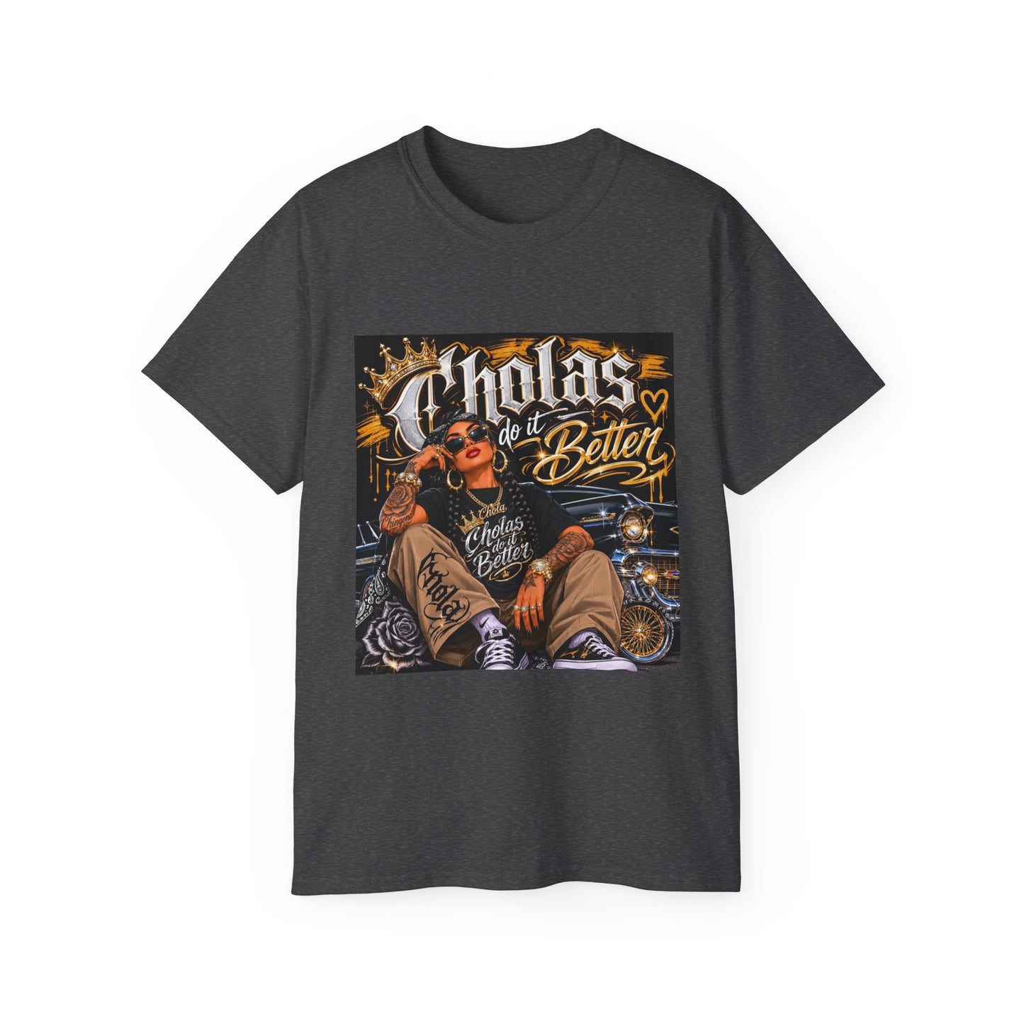 Cholas Do It Better T‑Shirt — Vintage Chola Street Art Tee