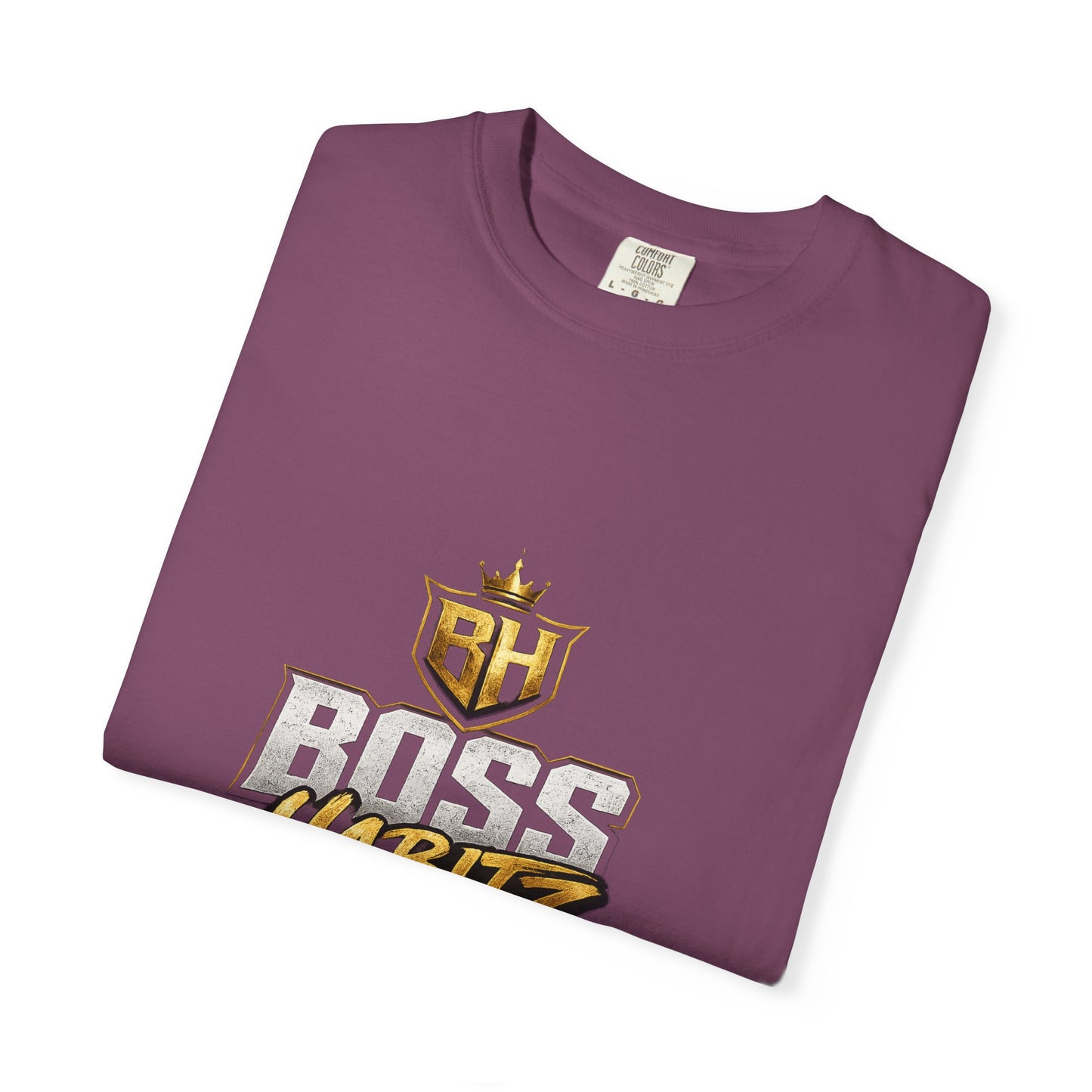 Boss Habitz Graphic T-Shirt — Gold Crest Streetwear Tee