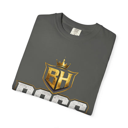Boss Habitz Graphic T-Shirt — Gold Crown Logo Tee