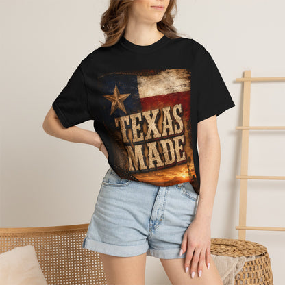 Texas Made T-Shirt – Vintage Rustic Lone Star Tee