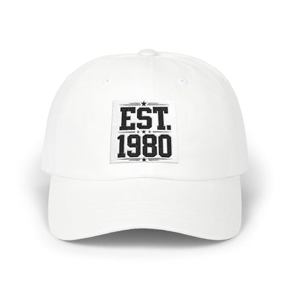 Dad Cap — "EST. 1980" Vintage Patch Baseball Hat