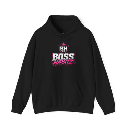 Boss Habitz Hoodie — Bold Logo Streetwear Pullover