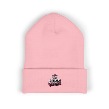 Boss Mode Embroidered Cuffed Beanie — Streetwear Winter Hat