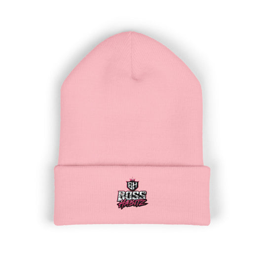 Boss Mode Embroidered Cuffed Beanie — Streetwear Winter Hat
