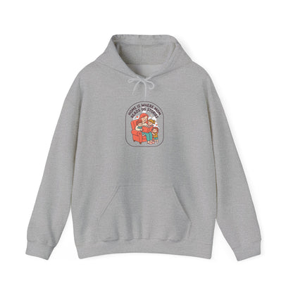 Cozy Mom & Kids Illustration Hoodie | Mother’s Day, sentimental, from daughter