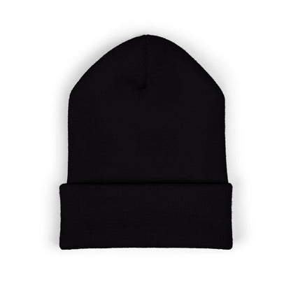 Boss Life Embroidered Cuffed Beanie — Streetwear Knit Hat for Confident Style