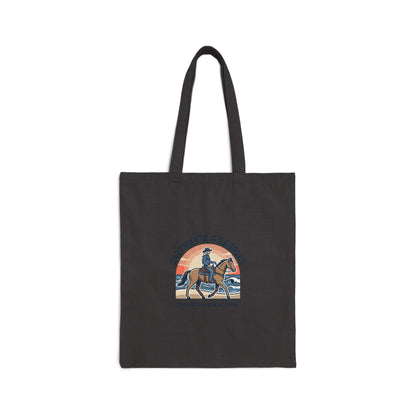 Saltwater & Saddles Horse Tote, western cowgirl ranch rustic prairie canvas