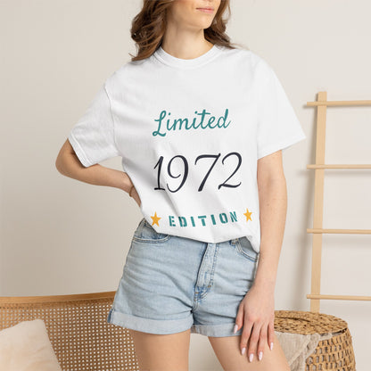Limited Edition 1972 T-Shirt — Vintage Birthyear Tee