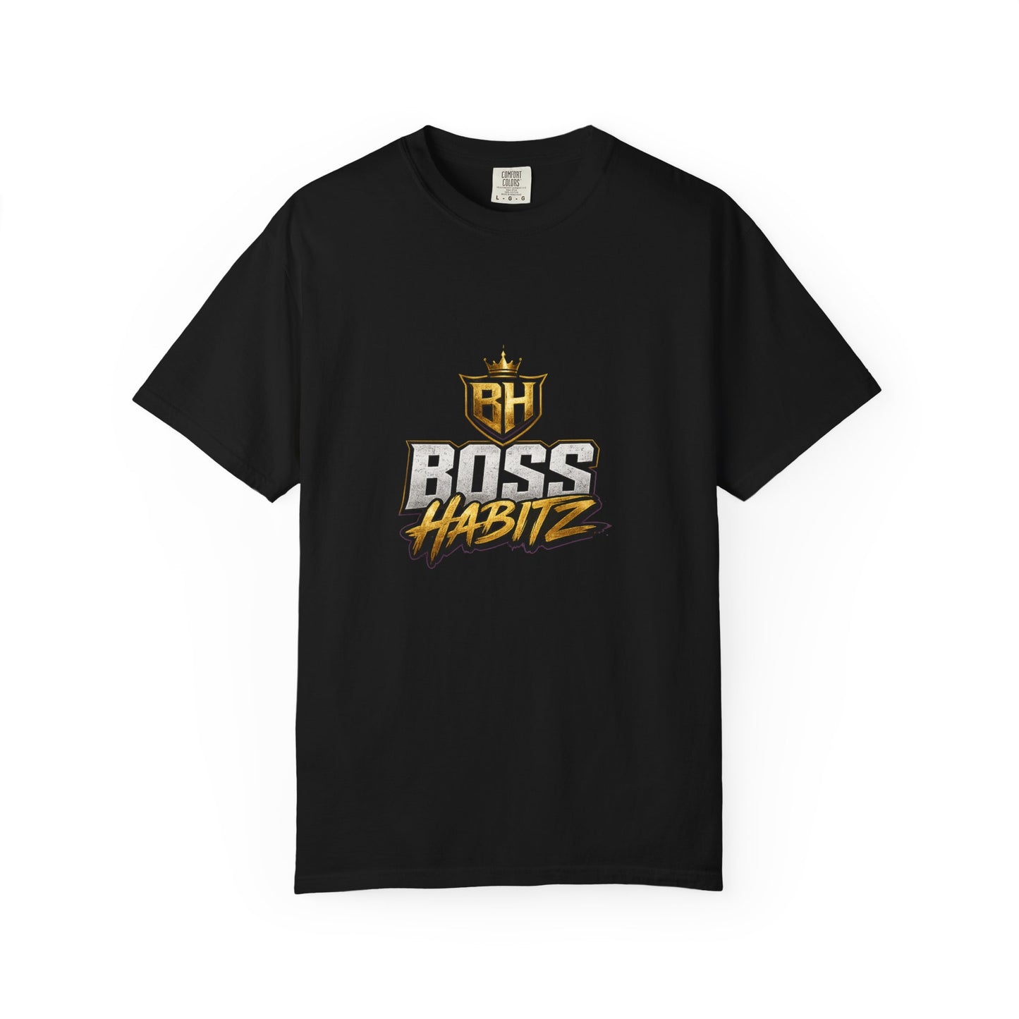 Boss Habitz Graphic T-Shirt — Gold Crest Streetwear Tee
