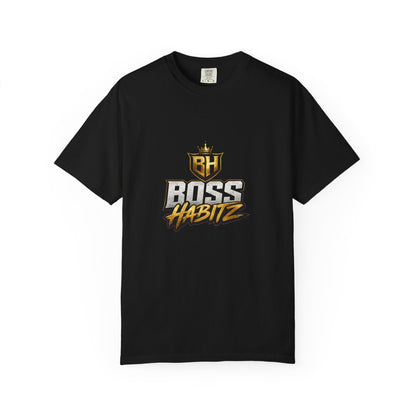 Boss Habitz Graphic T-Shirt — Gold Crest Streetwear Tee