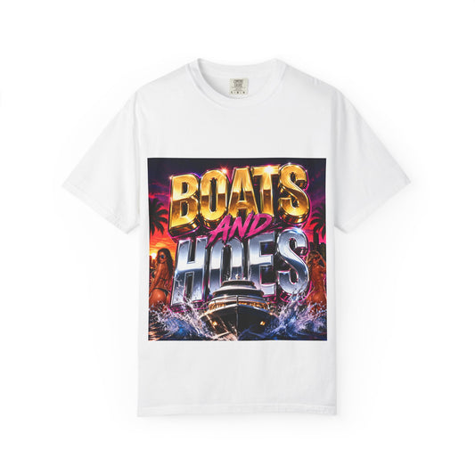 Boats and Hiles Graphic T-Shirt — Retro Yacht Beach Vibe Tee