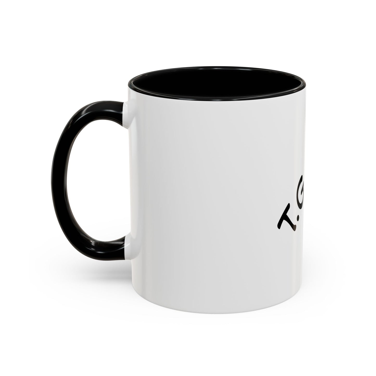 T.G.I. Friyay Accent Coffee Mug - 11/15oz Ceramic Mug for Office, Weekend Vibes & Gift