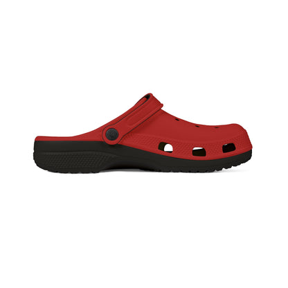Red EVA Foam Clogs — Lightweight Waterproof Garden & Beach Shoes