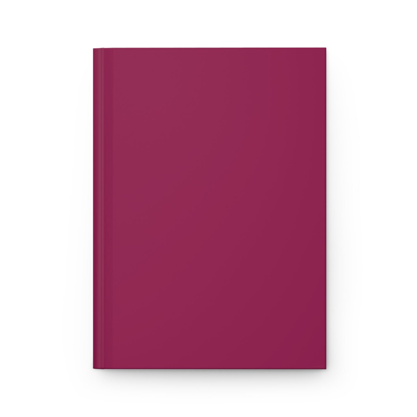 Hardcover Journal — "Dear Diary" Matte Burgundy Notebook for Personal Writing & Journaling