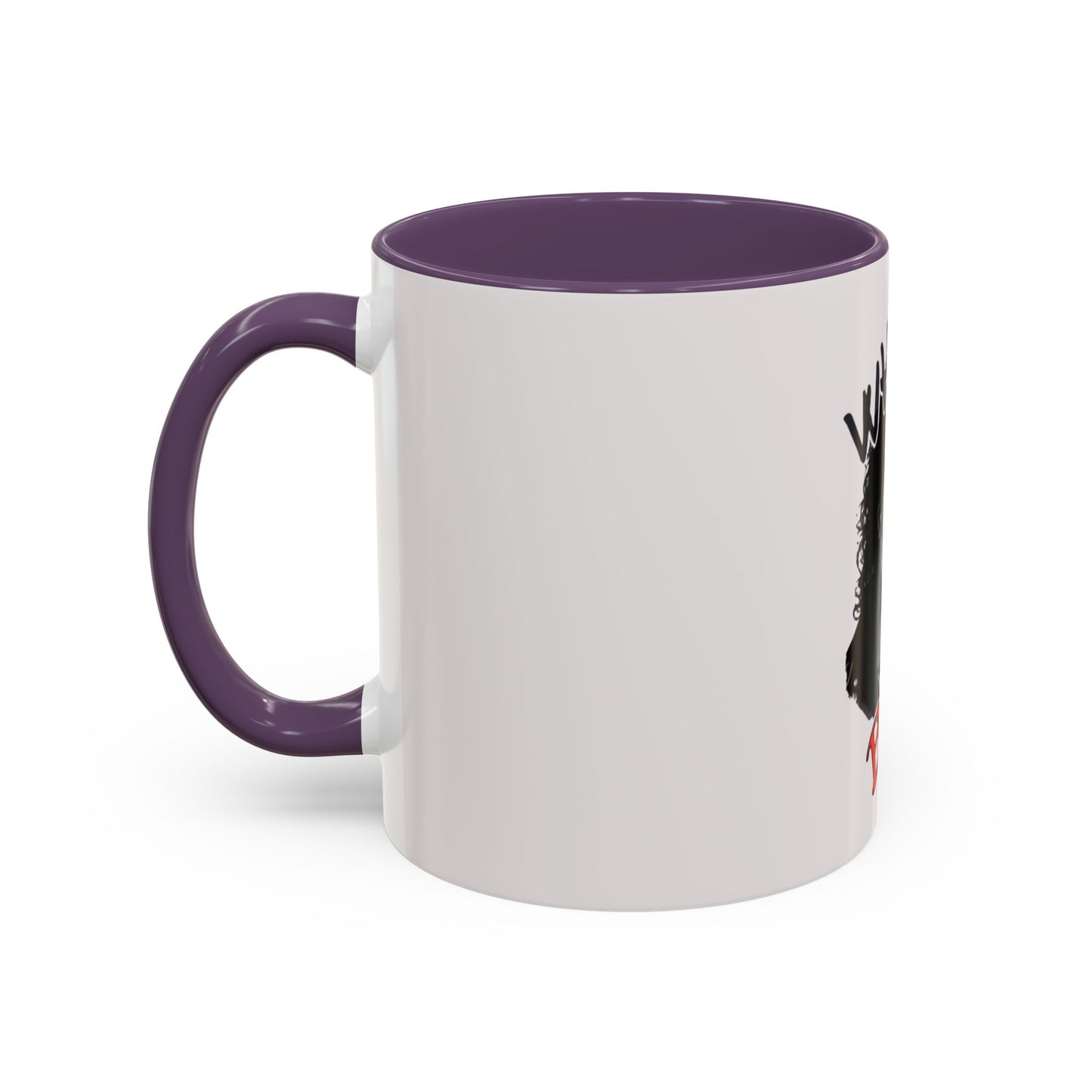 Michael Jackson "Who's Bad?" Accent Coffee Mug