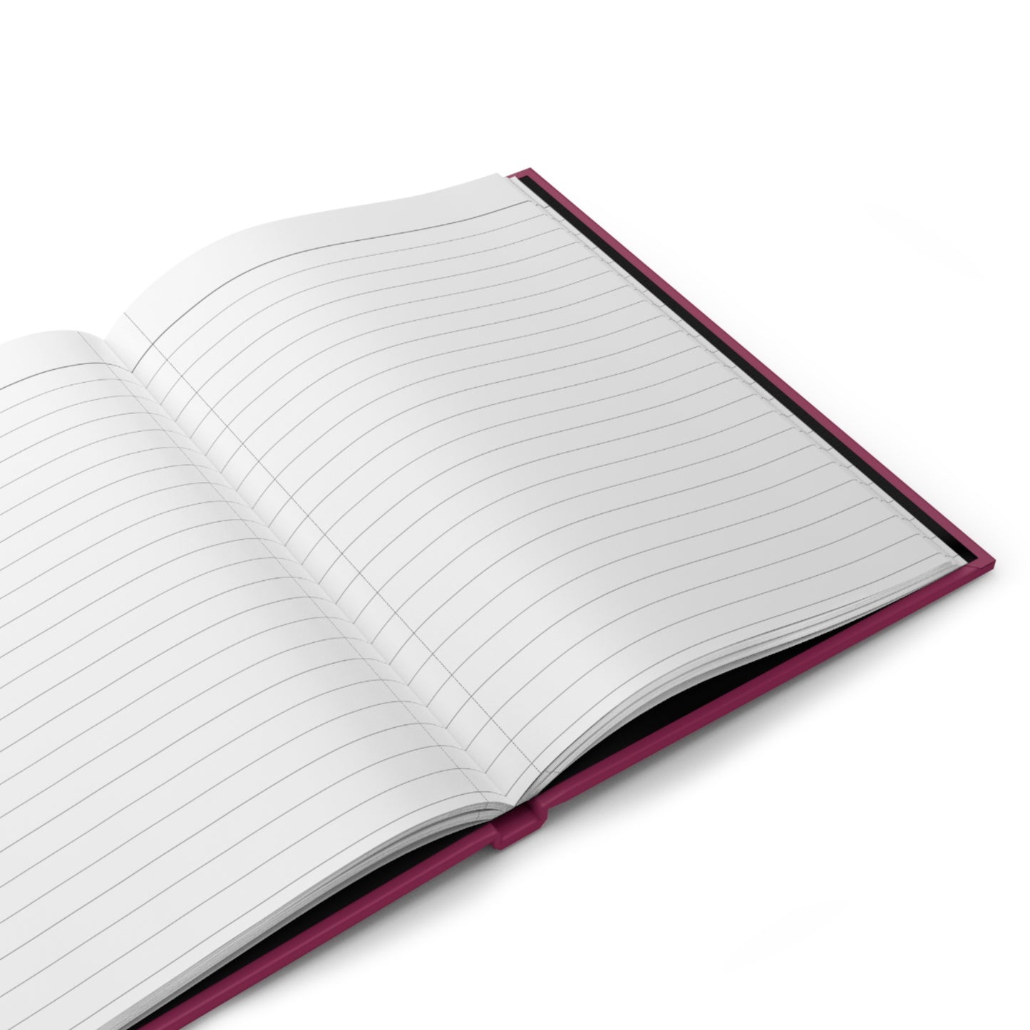 Hardcover Journal — "Dear Diary" Matte Burgundy Notebook for Personal Writing & Journaling